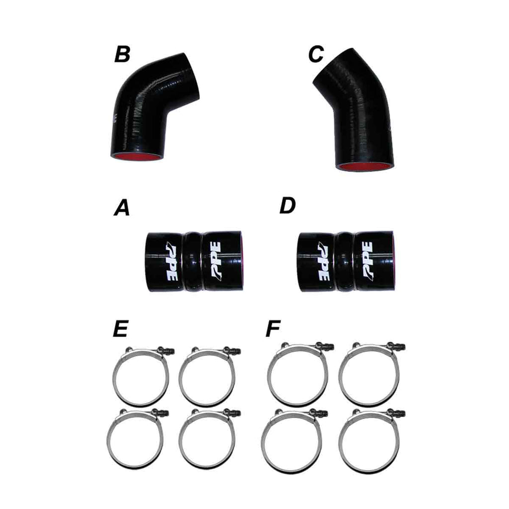 PPE 2004.5-2005 GM 6.6L LLY Intercooler Charge Pipe Boot Kit