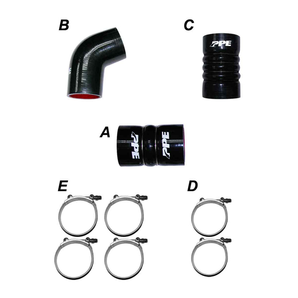 PPE 2006-2010 GM 6.6L LBZ/LMM Intercooler Charge Pipe Boot Kit