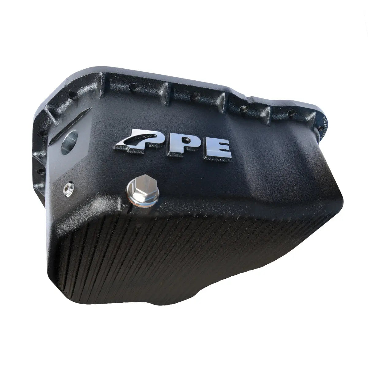 PPE 2001-2010 GM 6.6L Duramax Heavy-Duty Cast Aluminum Engine Oil Pan BLACK FINISH