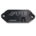PPE 2001-2026 GM 6.6L Duramax Coolant Block-Off Plate - Billet Aluminum - Black