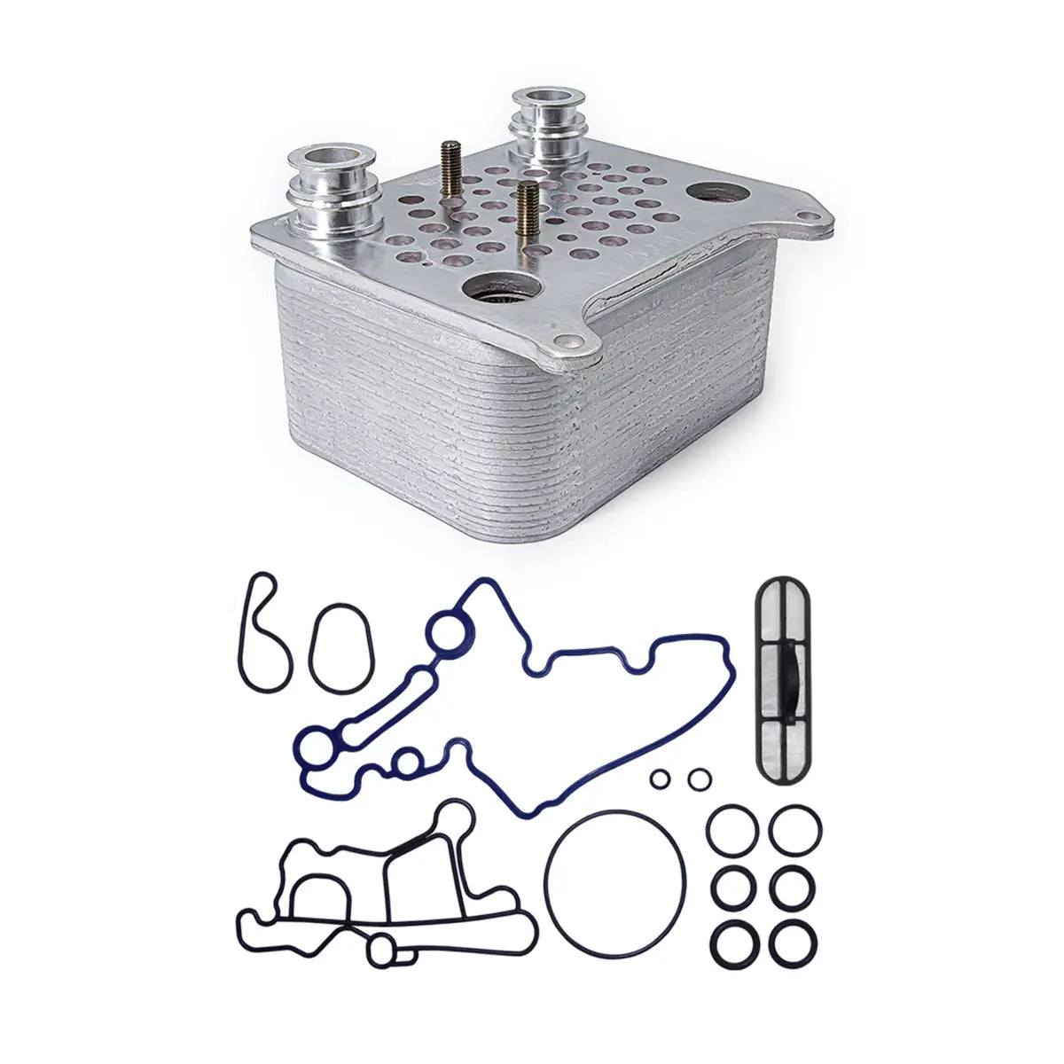PPE 2003-2007 Ford 6.0L PPE Heavy-duty Replacement Oil Cooler With Gasket Kit