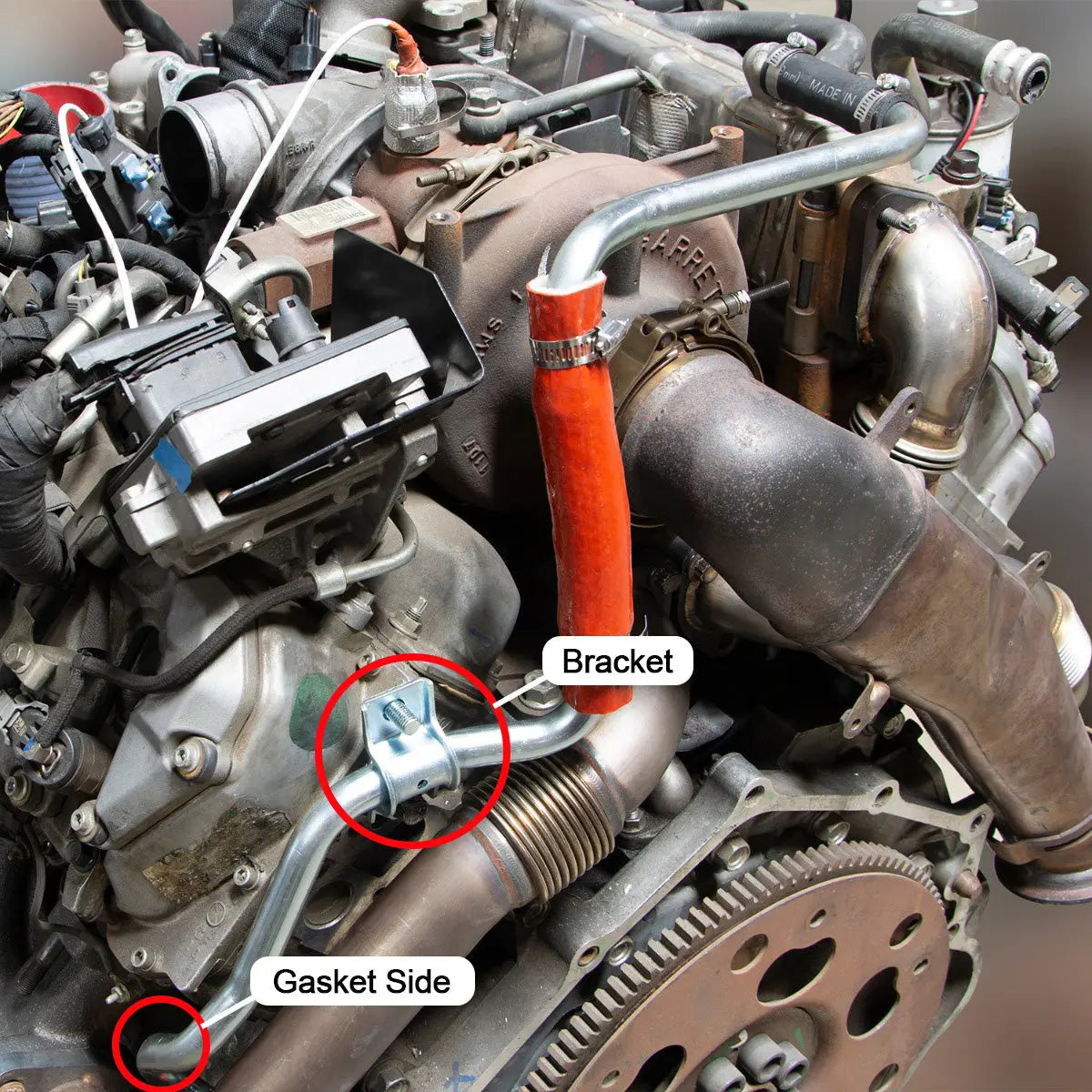 PPE 2007.5-2010 GM 6.6L Duramax Modified Coolant Tube