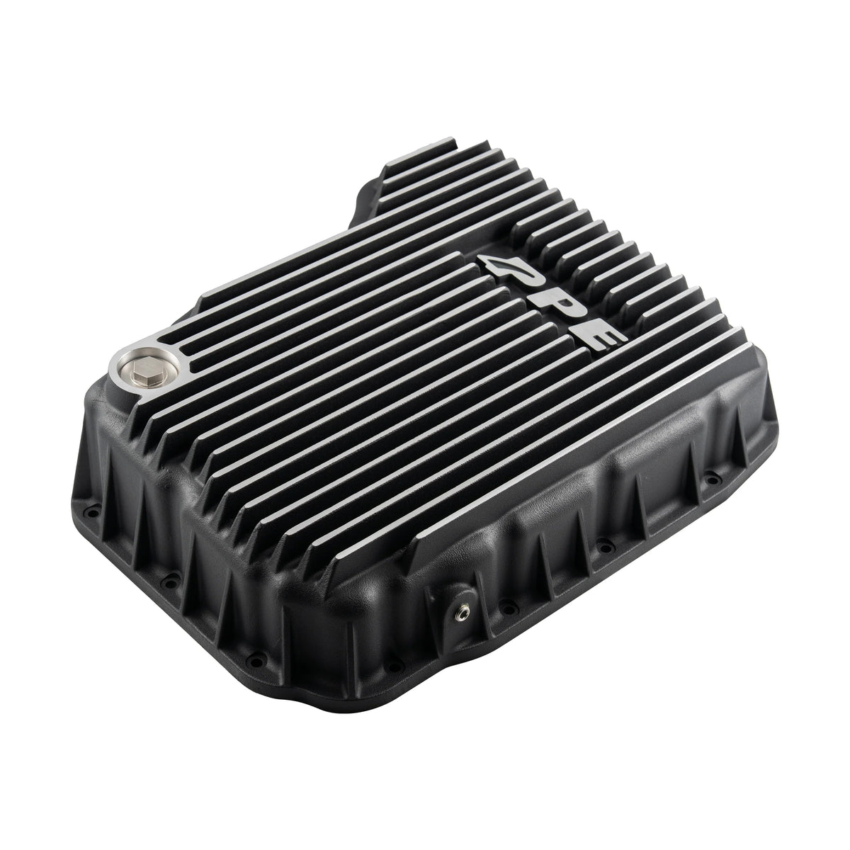 PPE 2007.5-2024 Dodge/RAM 6.7L Cummins 68RFE Heavy-Duty Cast Aluminum Transmission Pan (FLAT BOTTOM)