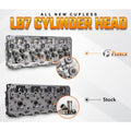 Fleece Freedom Series Duramax Cylinder Head with Cupless Injector Bore for 2001-2004 LB7 (Driver Side)