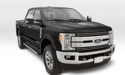 Black OE Style Smooth Finish 4-Piece Fender Flare Set For 2017-2022 Ford F250 Super Duty 2017-2022 F350 Super Duty W/98 Inch Bed Bushwacker