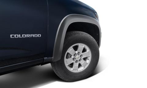 Black OE Style Smooth Finish 4-Piece Fender Flare Set For 2015-2020 Chevrolet Colorado Bushwacker