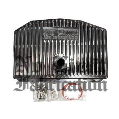 6.7 Billet Oil Pan 11-Pres Ford Super Duty Power Stroke with Compound Turbo Drain Option No Limit Fabrication