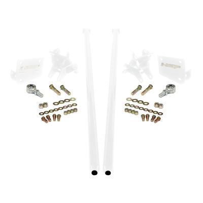 Traction Bars For 2017.5-2022 Ford Powerstroke 6.7L F250 (CCLB)-Polar White HSP Diesel