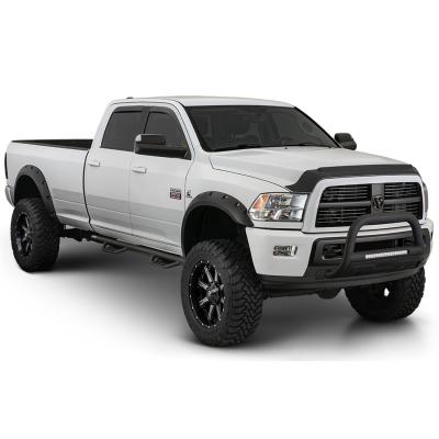 Black Max Coverage Pocket/Rivet Style Smooth Finish 4-Piece Fender Flare Set For 2018-2020 Ford F150 Bushwacker