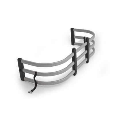 Silver BedXtender HD Tailgate Bed Extender Max Truck Bed Extender 19-26 Silverado/Sierra 1500 22 Silverado LTD/Sierra Limited 20-26 Silverado/Sierra 2500/3500 Excl models with Multipro Tailgate Standard Bed AMP Research