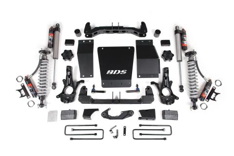 4 Inch Lift Kit FOX 2.5 Performance Elite Block Kit Aluminum/Stamped Steel Coil-Over 14-18 Silverado/Sierra 1500 4WD