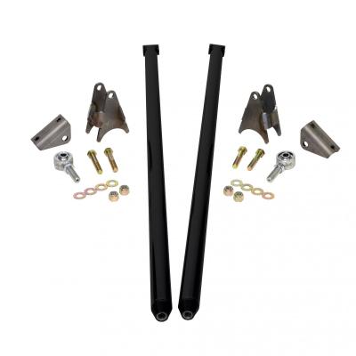 77 Inch Universal Traction Bars For Offset Leafspring 4 Inch Axle-Silk Satin Black HSP Diesel