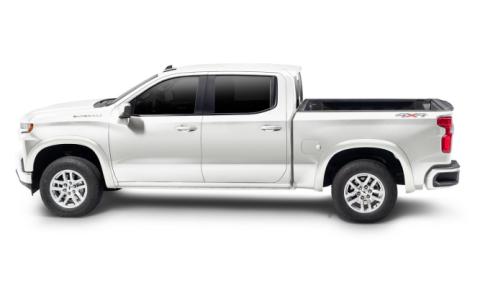 Summit White OE Style Smooth Finish 4-Piece Fender Flare Set For 20-21 Chevrolet Silverado 1500 2022 Chevrolet Silverado 1500 Ltd Bushwacker
