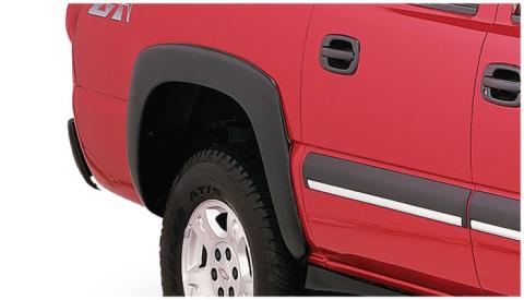 Black OE Style Smooth Finish 4-Piece Fender Flare Set For 2007-2014 Chevrolet Tahoe (Excludes Ltz) Bushwacker