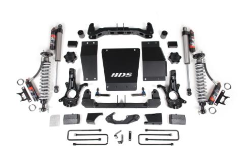 4 Inch Lift Kit FOX 2.5 Performance Elite Block Kit Aluminum/Stamped Steel Coil-Over 14-18 Silverado/Sierra 1500 4WD