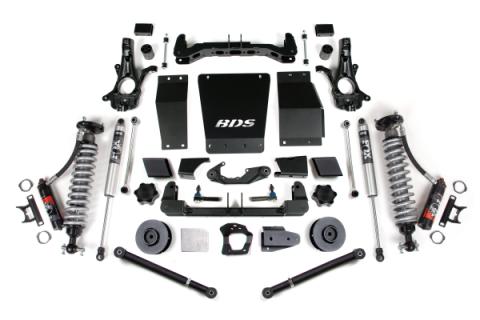 4 Inch Lift Kit FOX 2.5 Performance Elite Coil-Over Aluminum/Stamped Steel 15-19 Suburban, Tahoe, Yukon/XL 1500 4WD