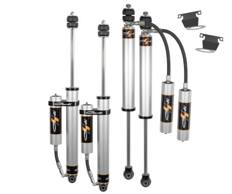 14-23 RAM 2500 4x4 Diesel Spec 2.0 inch RR Front &amp; Rear Shock Package 3.25 Inch Lift RES Mounts &amp; Brake Line Tabs Carli Suspension