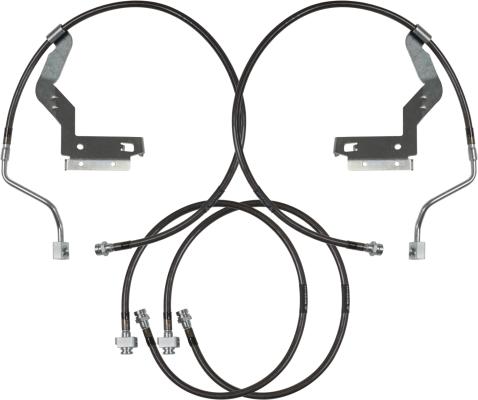 Hardware Braided Brake Lines 4.5 Inch Carli Suspension