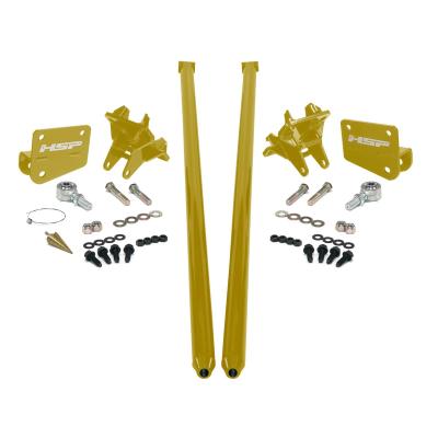 HSP Traction Bars For 2011-2017 Ford Powerstroke 6.7 Liter F350 DRW Regular Cab Long Bed-Flag Red