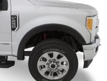 Black OE Style Smooth Finish Front Fender Flares For 2011-2016 Ford F250/F350 Super Duty Bushwacker