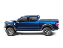 Black Pocket/Rivet Style Smooth Finish Rear Fender Flares For 2021-2026 F150 Will Not Fit F150 Lightning Bushwacker