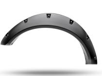 Black Pocket/Rivet Style Textured Finish 4-Piece Fender Flare Set For 2021-2023 Ford Bronco, 4-Dr Bushwacker