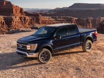 Black OE Style Smooth Finish 4-Piece Fender Flare Set For 2021-2026 Ford F150 Will Not Fit F150 Lightning Bushwacker
