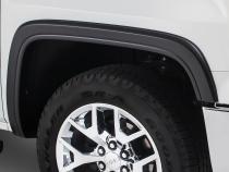 Black OE Style Smooth Finish 4-Piece Fender Flare Set For 2016-2018 GMC Sierra 1500 Fits 69.3 Inch Bed Bushwacker