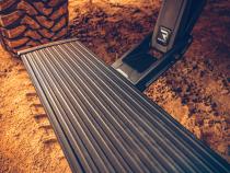 PowerStep Electric Running Boards Plug N Play System For 2017-2019 Silverado/Sierra 2500/3500 Diesel Only Double and Crew Cab AMP Research