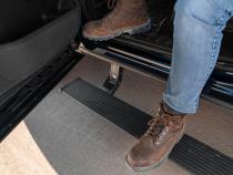 PowerStep Electric Running Boards Plug N Play System For 2017-2019 Silverado/Sierra 2500/3500 Diesel Only Double and Crew Cab AMP Research