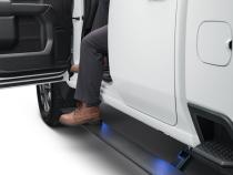 PowerStep Running Boards Plug N Play System For 2018 Ford Expedition Excludes Max models Gas Only AMP Research