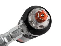 Shock Absorber 20-On Gm 2500/3500 W/ Uca Front 2.5 Truck Performance Elite Series Remote Reservoir 5.7 Inch 1.5-2.5 Inch Lift Dual Speed Compression Kit FOX