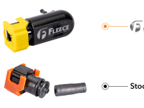 Injector Return Line Repair Fitting for 17-24 6.7L Powerstroke - 5 Pack Fleece Performance