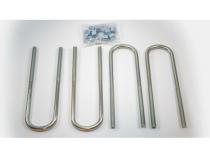 Reverse Level Kit for 17-21 Ford Super Duty w/2.0 Inch Shocks and 3.5 Inch Rear Axle No Limit Fabrication