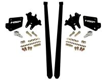 HSP Traction Bars For 2011-2017 Ford Powerstroke 6.7 Liter F250 F350 SRW Regular Cab Long Bed-Flag Red